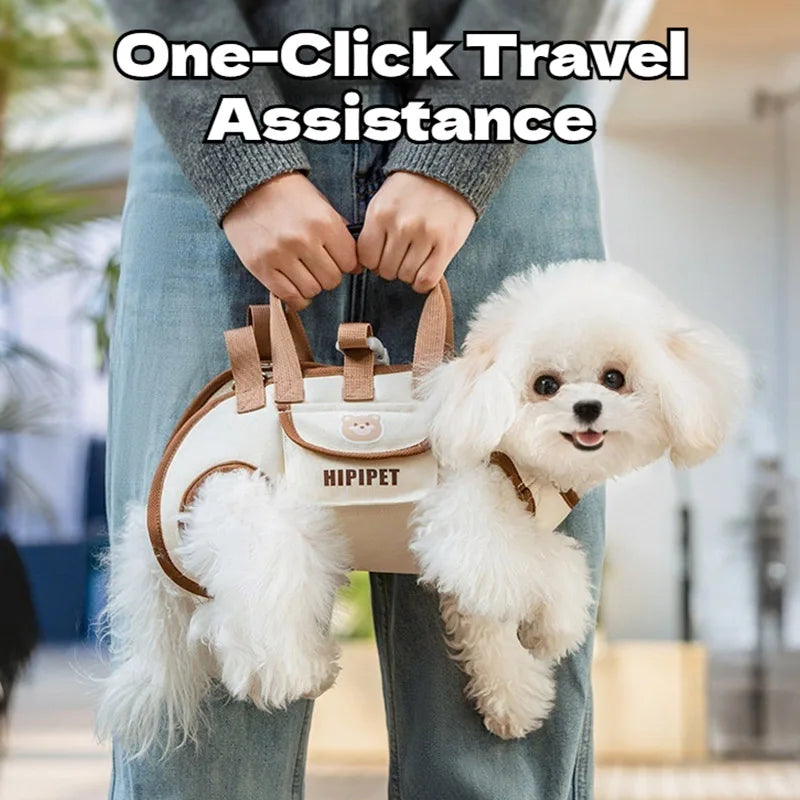 Ultimate Portable Dog Carrier Backpack - Breathable, Multi-Functional, and Easy to Clean for All Breeds