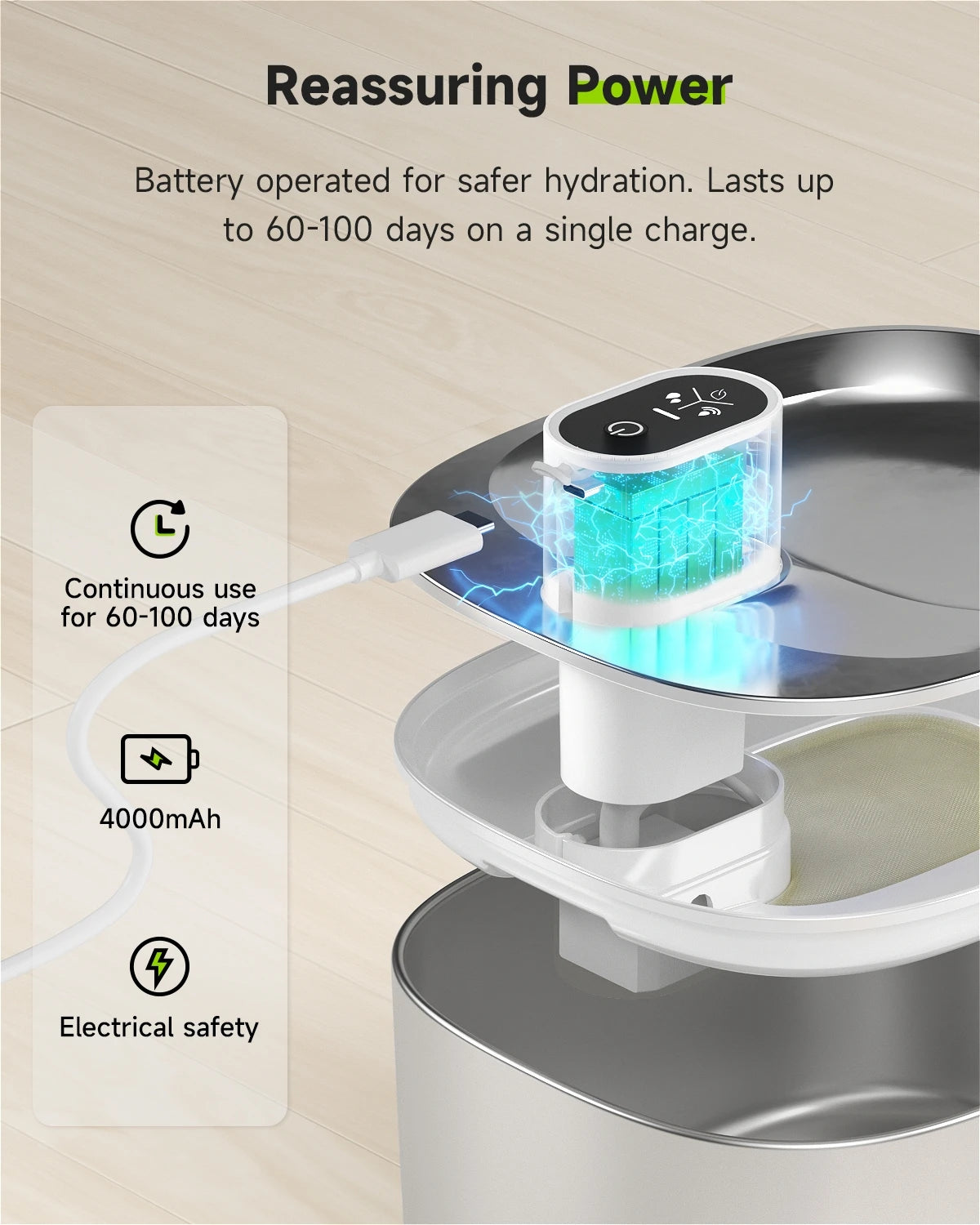 Revolutionize Your Pet's Hydration with the APETDOLA 4L Automatic Wireless Cat & Dog Water Fountain - The Ultimate Smart Sensor Drinking Dispenser!